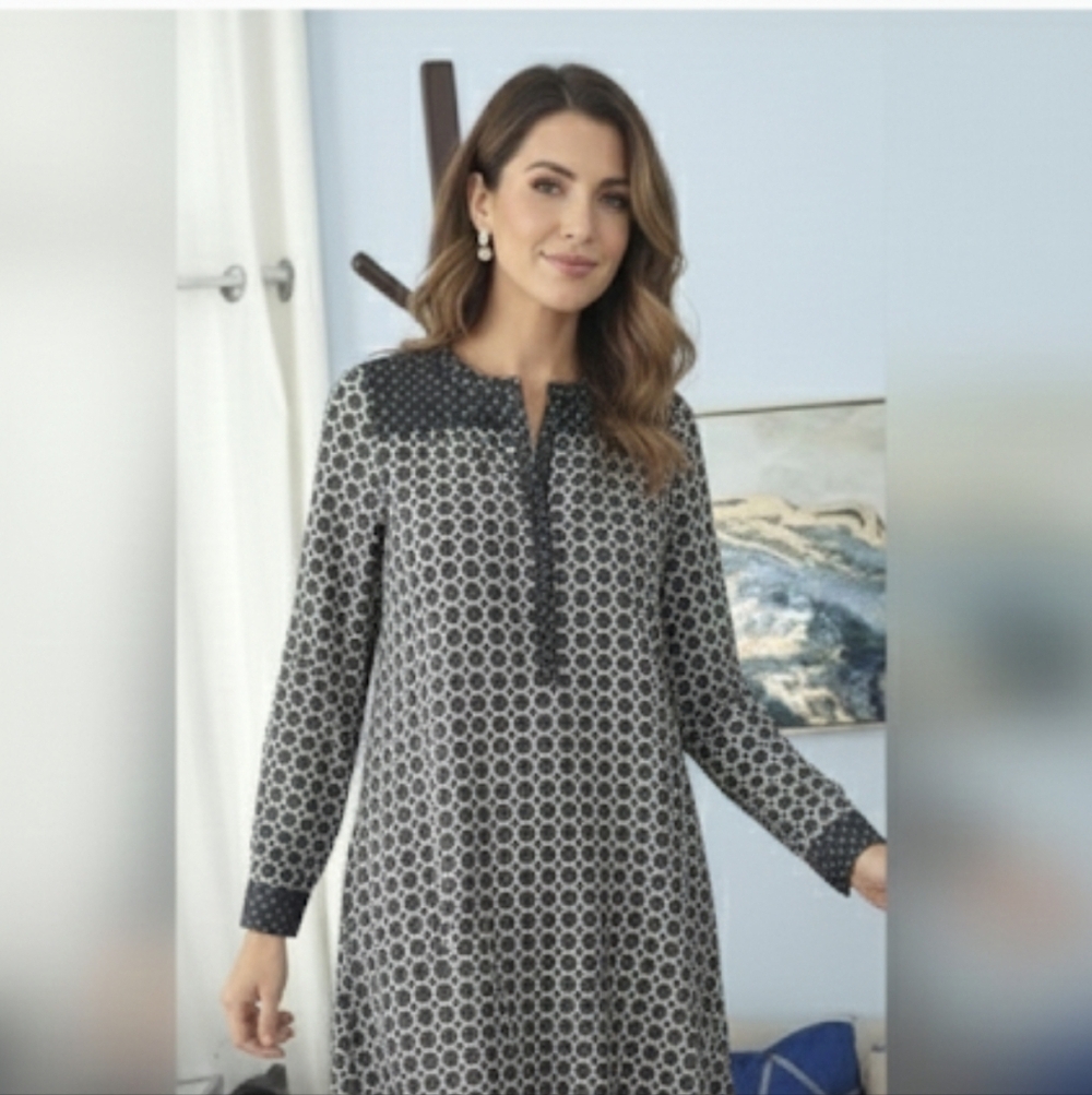 LOFT Womens Gray Casual Dress Size S